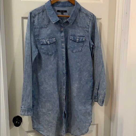 new look denim shirt womens